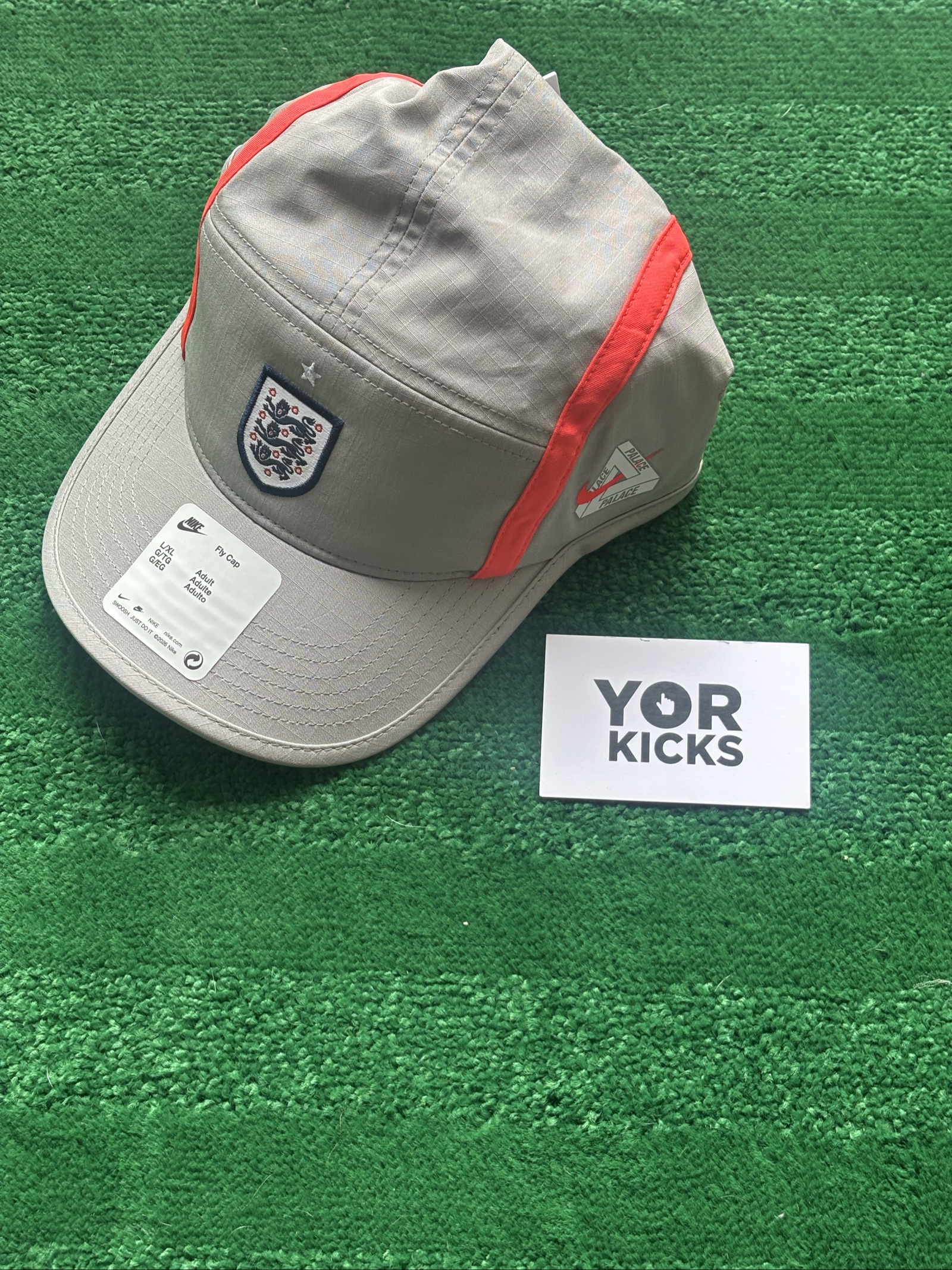 Nike England x Palace Cap Pewter Grey L/XL