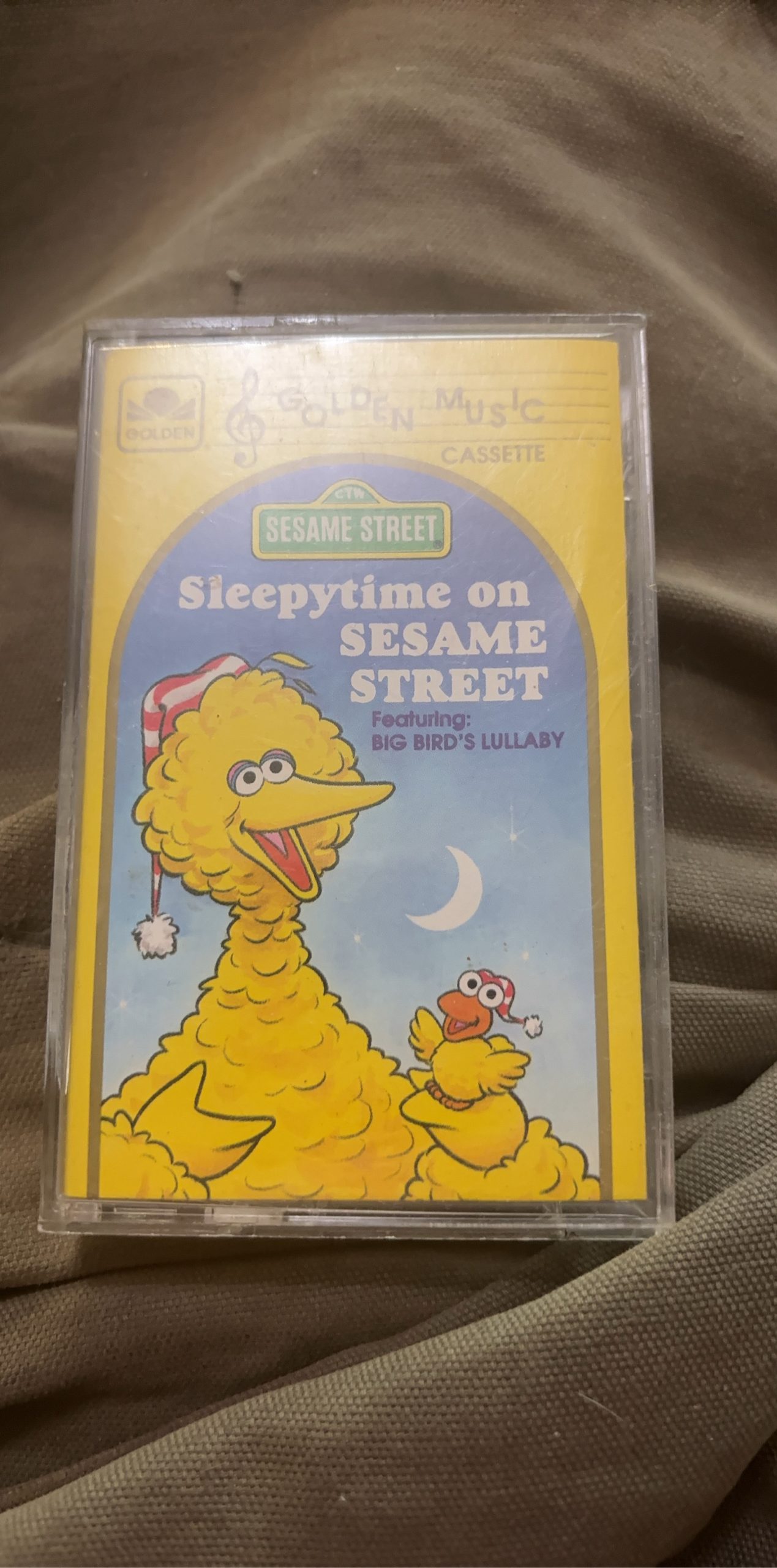 Sesame Street Sleepytime Music Cassette Tape