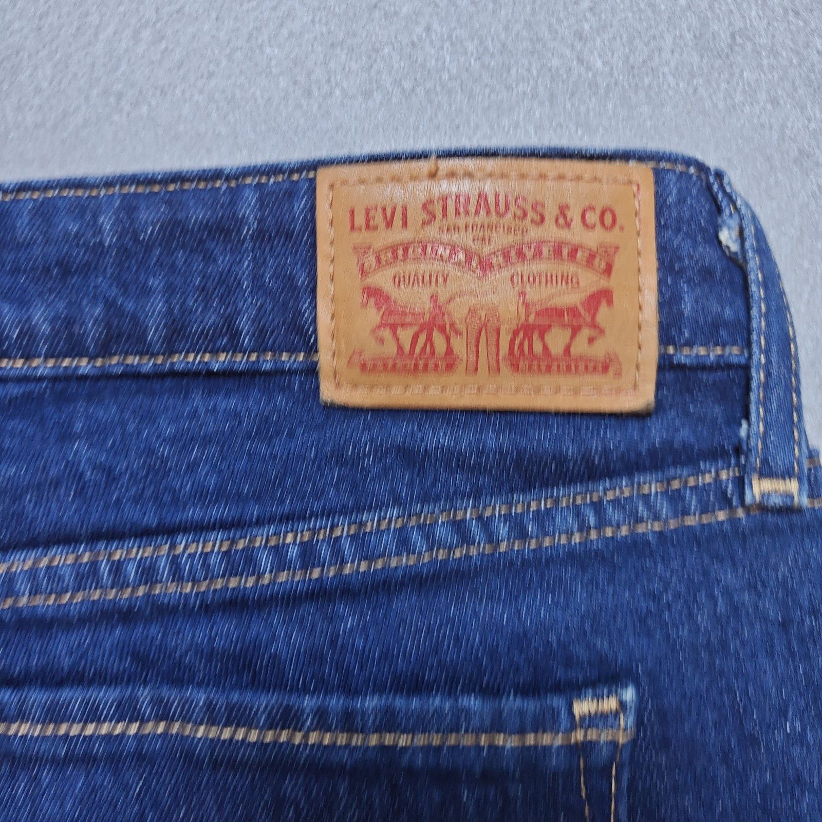 Levi's 714 Straight Denim Jeans Men W29 L29 Blue image 4