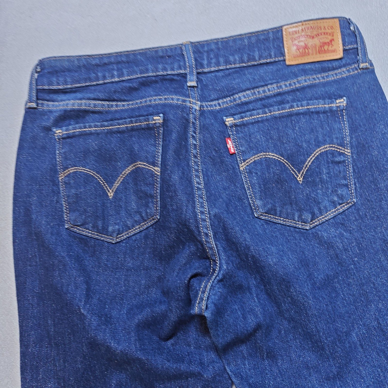 Levi's 714 Straight Denim Jeans Men W29 L29 Blue image 5