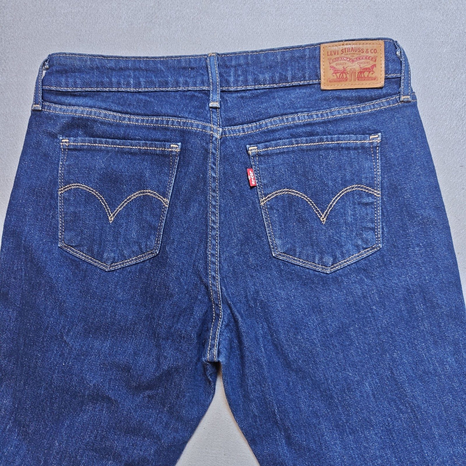 Levi's 714 Straight Denim Jeans Men W29 L29 Blue image 8