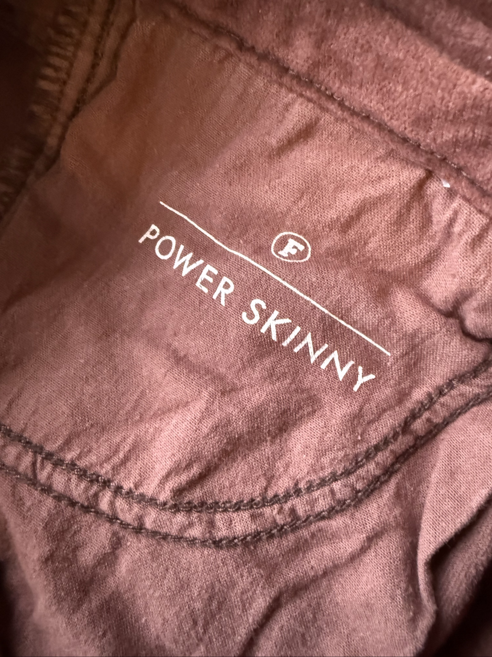 French Connection Burgundy Cotton Skinny Jeans UK 10 Classic Fit Power Skinny image 7