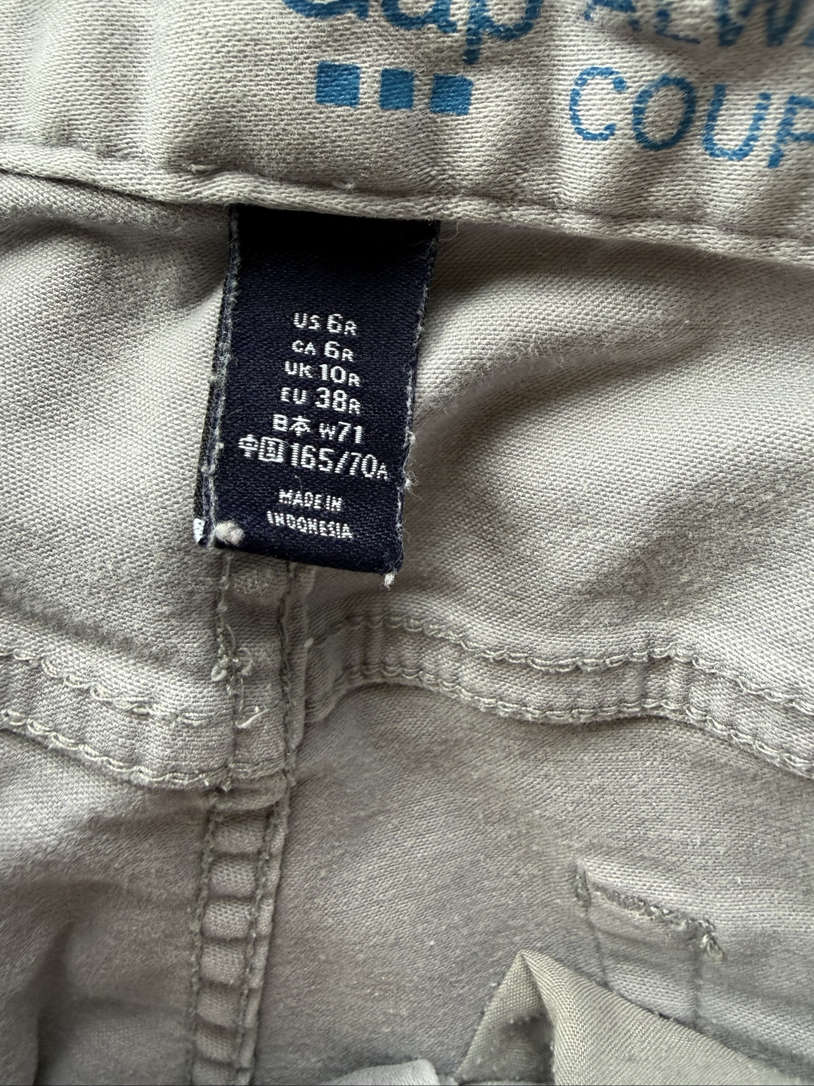 Gap Grey Skinny Cotton Jeans UK 10 Always Skinny Slim Fit Casual Pants image 4