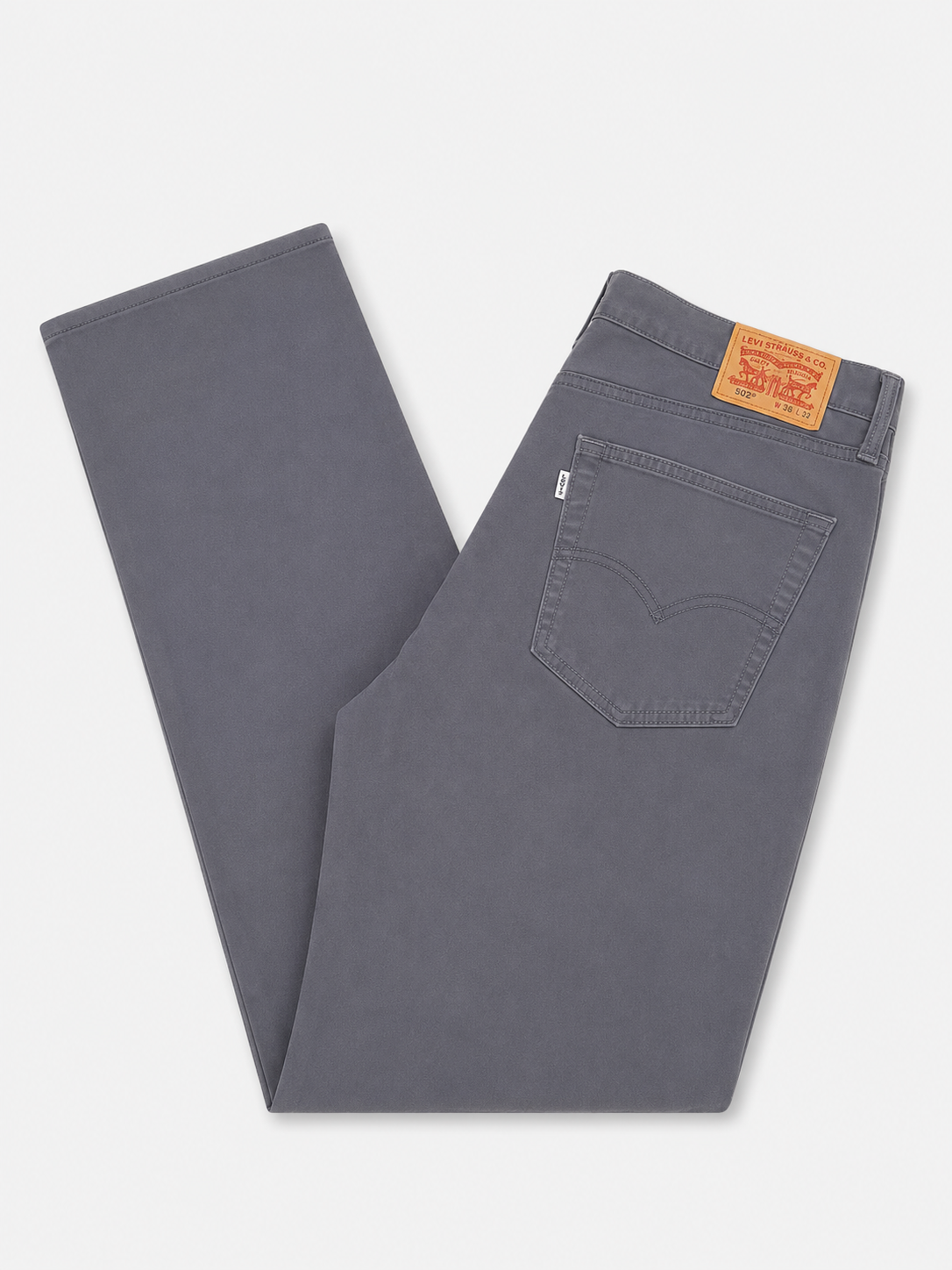 Levi's Grey 508 White Tab Slim Tapered Jeans 36"