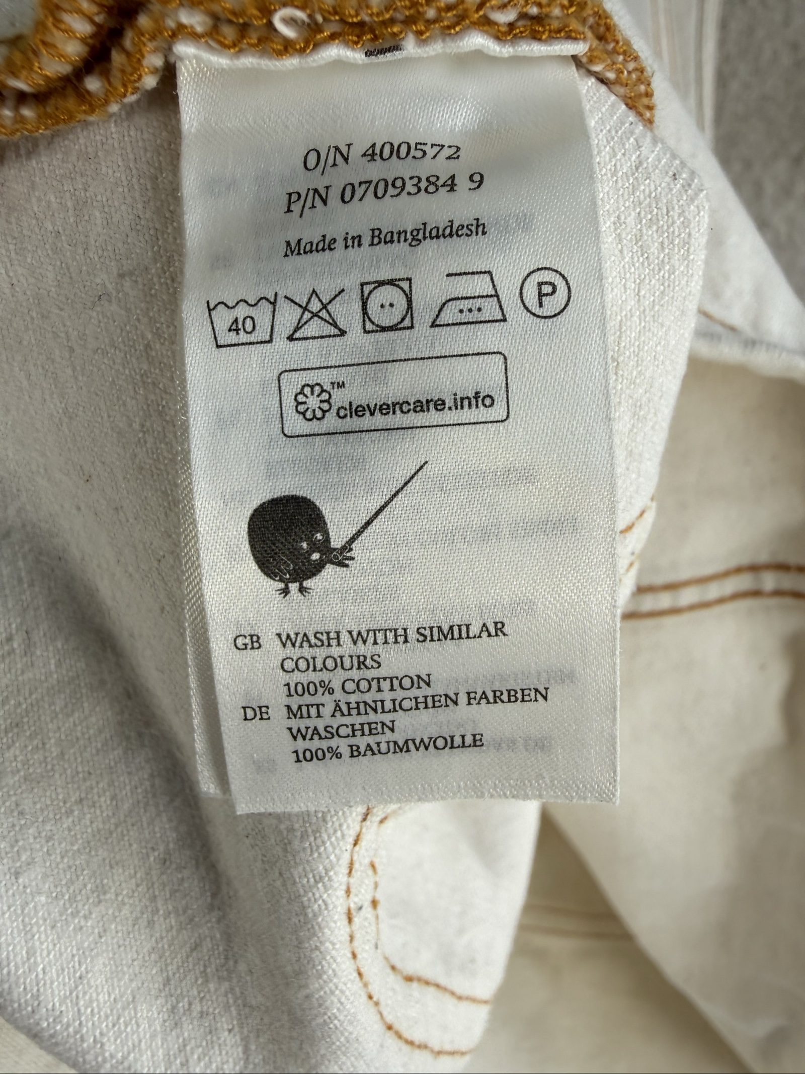 Monki White Denim Cotton Pinafore Dress UK Small Adjustable Straps image 5