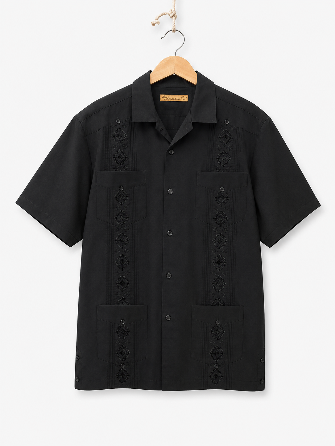 The HavaneraCo Black Embroidered Shirt L