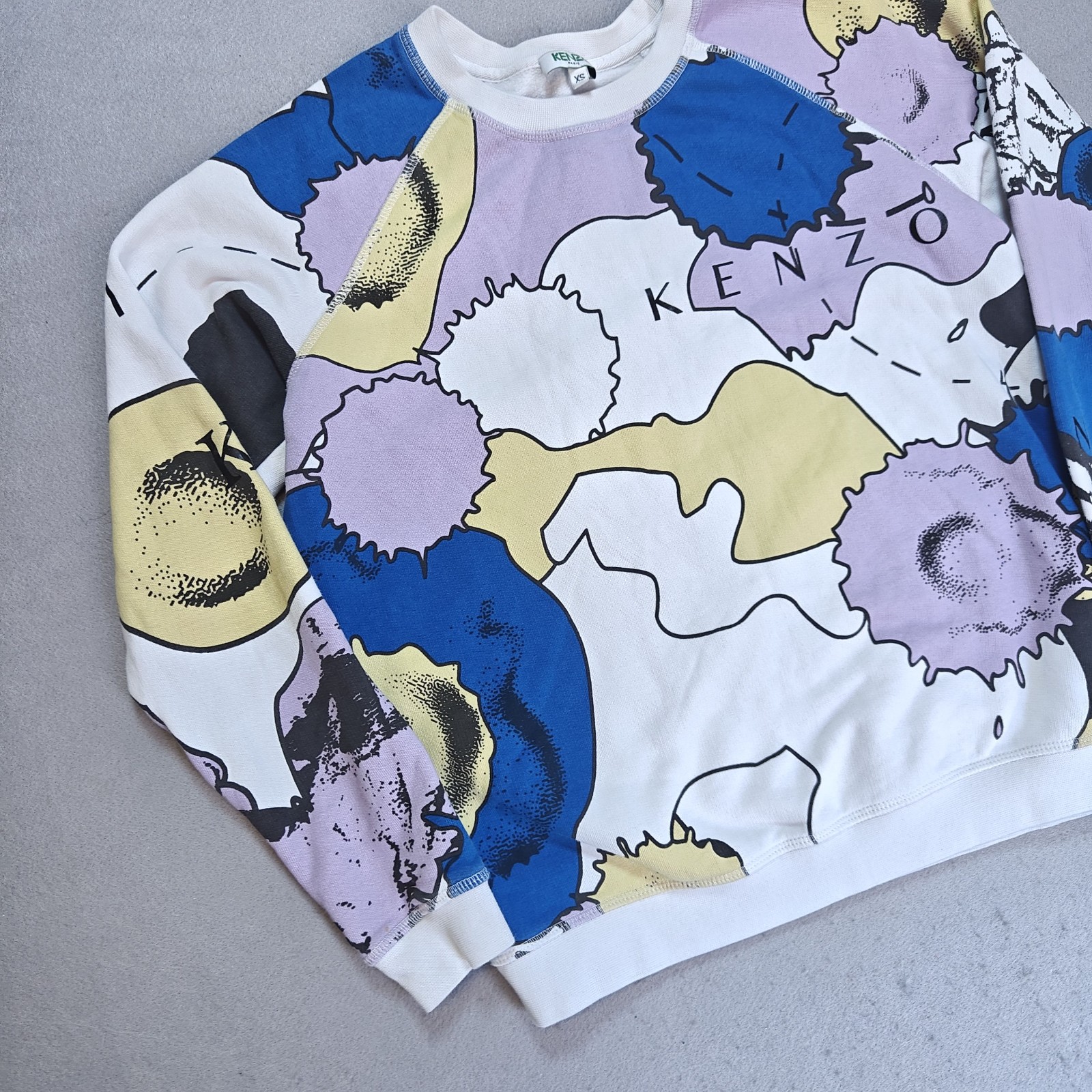 Kenzo Sweatshirt Jumper Abstract Pop Art Patterned Womens/Unisex Small image 2