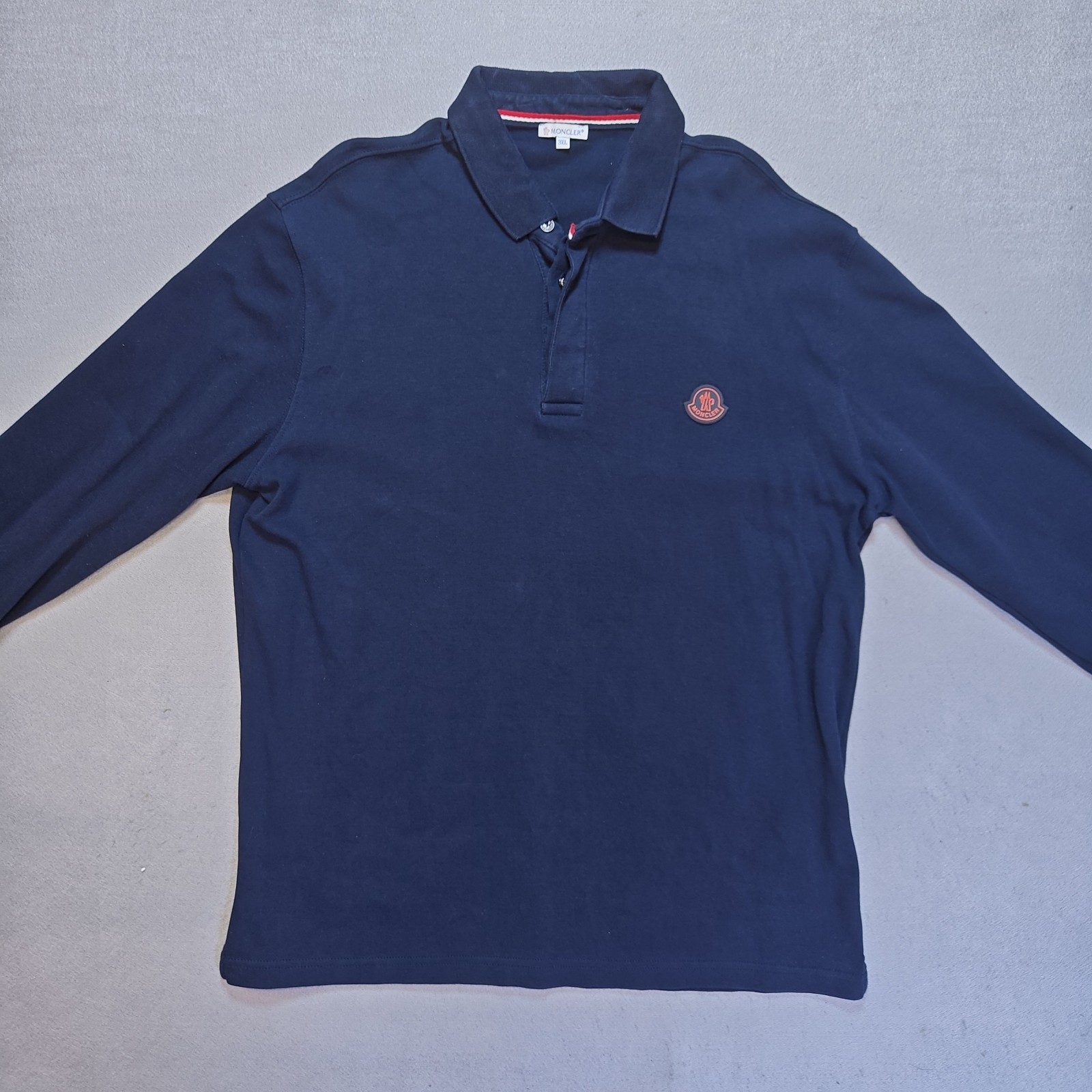 Moncler Long Sleeve Polo Shirt Men Large image 2