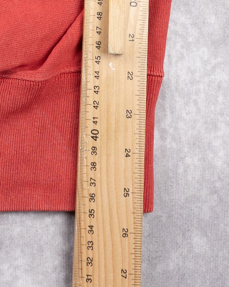 Vintage Faded Champion Red Reverse Weave Sweatshirt - XL Embroidered Logo image 10