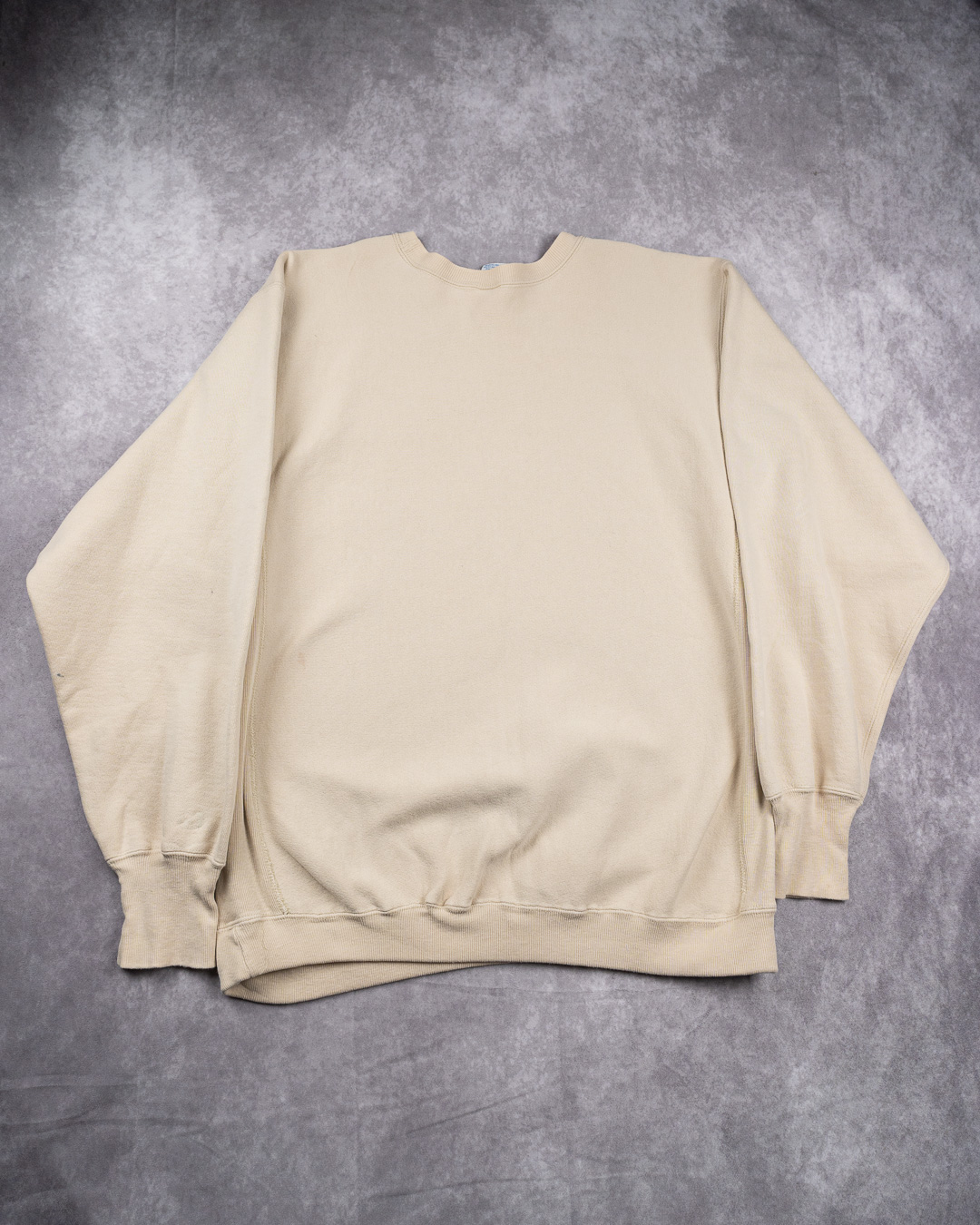 Vintage 80's Champion Reverse Weave Beige Long Beach Island Sweatshirt - XXL image 2