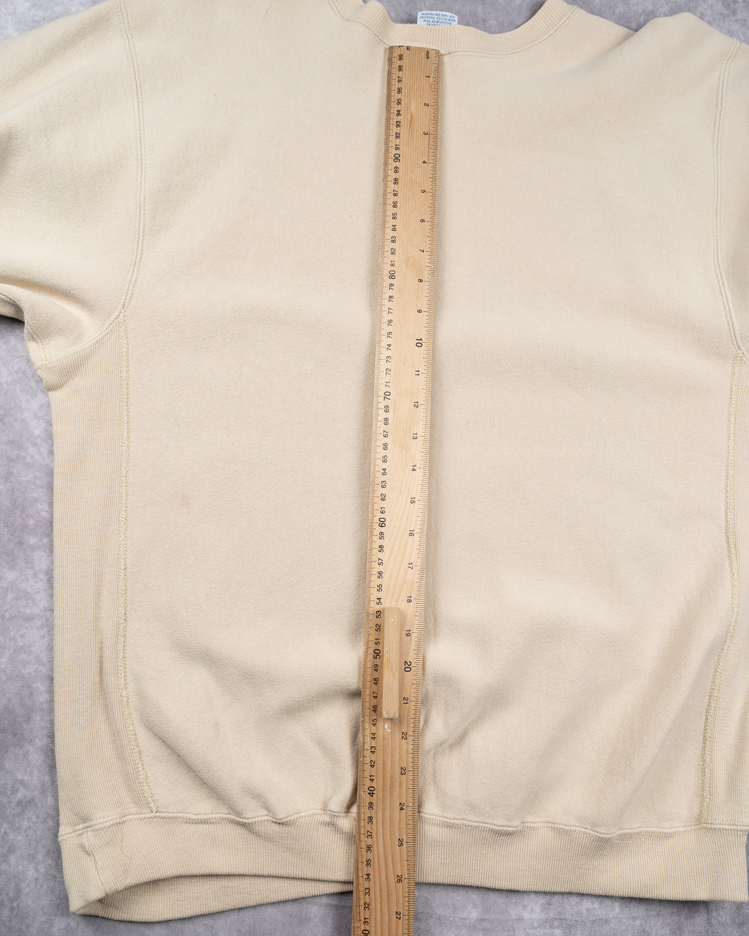 Vintage 80's Champion Reverse Weave Beige Long Beach Island Sweatshirt - XXL image 10