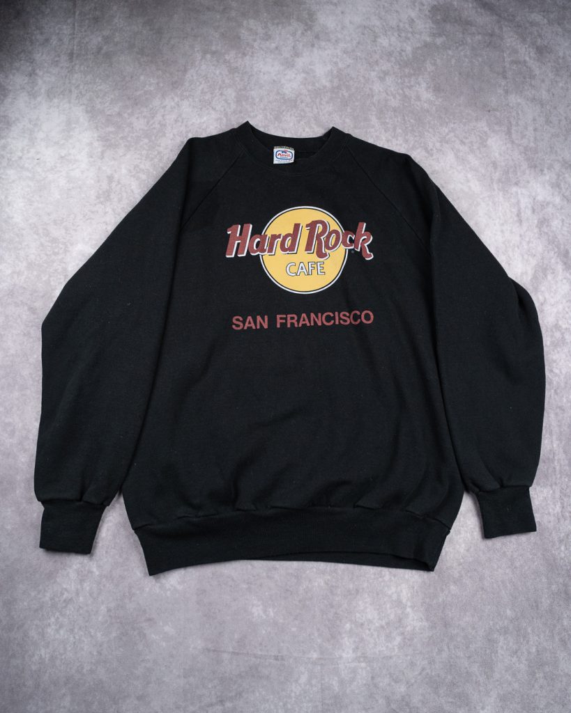 Anvil Black Hard Rock Cafe San Francisco Sweatshirt - XL