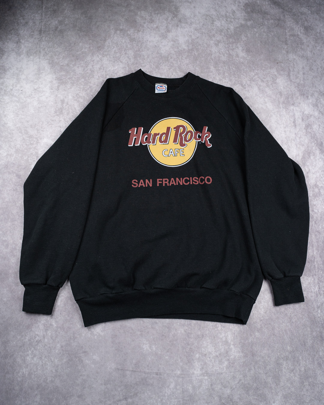 Anvil Black Hard Rock Cafe San Francisco Sweatshirt - XL