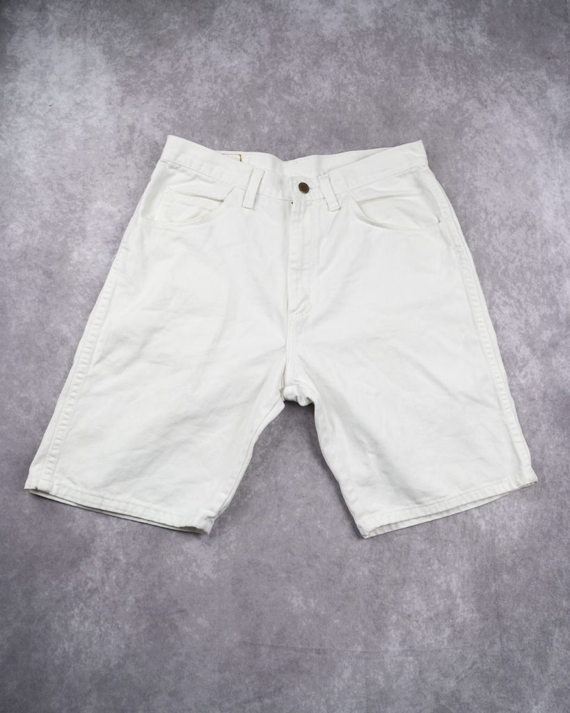Vintage Wrangler White Denim Shorts - W31 Made in the USA