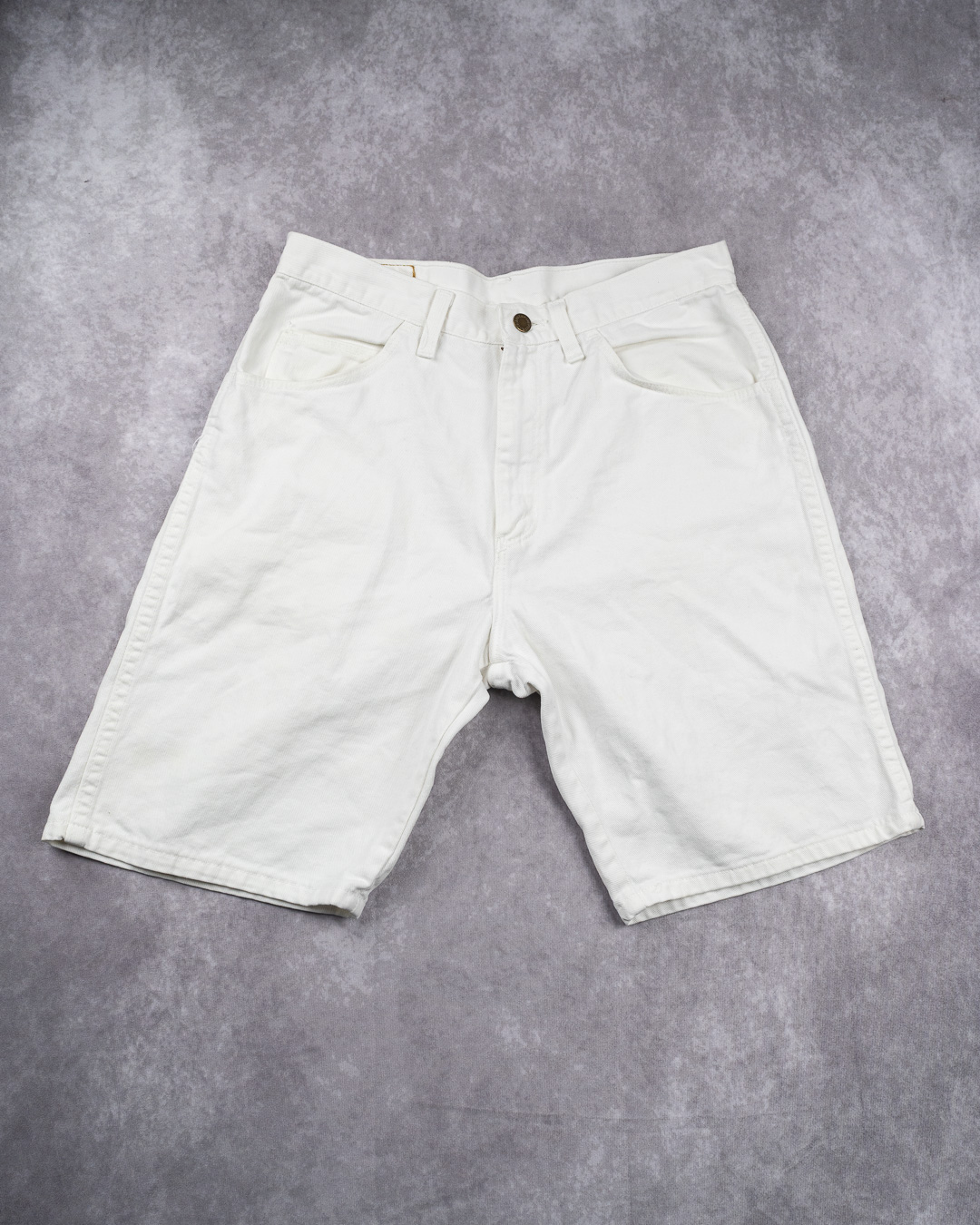 Vintage Wrangler White Denim Shorts - W31 Made in the USA