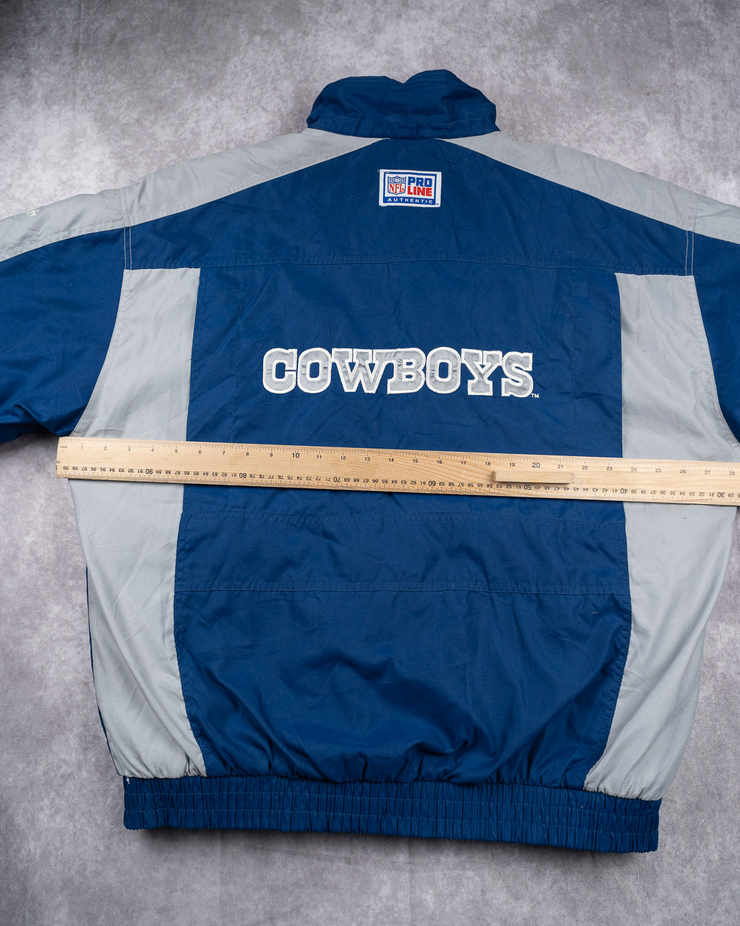 Reebok Pro Line Blue and Grey NFL Dallas Cowboys Jacket - XL Windbreaker image 8