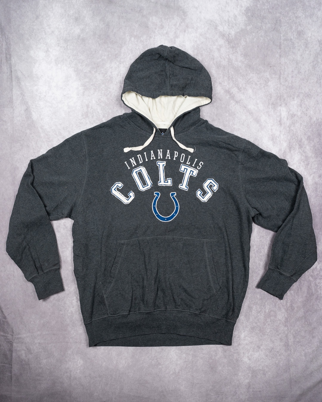 NFL Indianapolis Colts Charcoal Grey Hoodie XL Cotton Blend