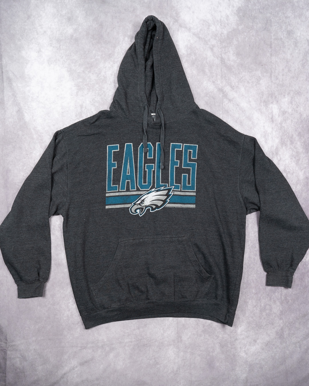 NFL Team Apparel Philadelphia Eagles Charcoal Hoodie - XL