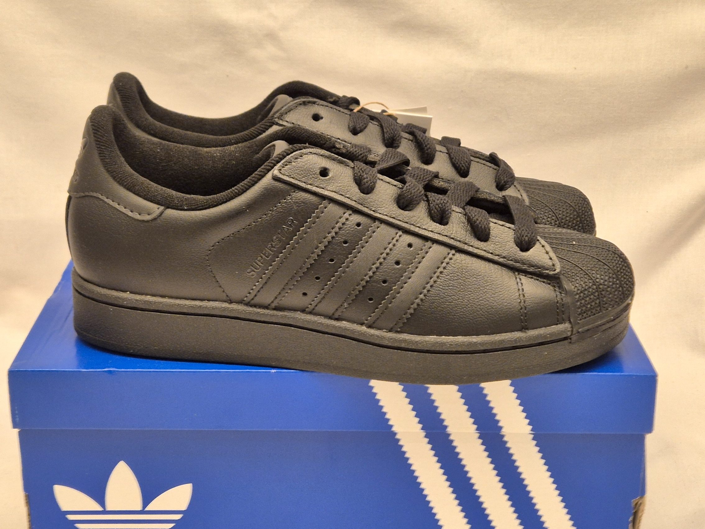 Adidas Superstar II – Black – UK Size 5 – Brand New in Box image 4