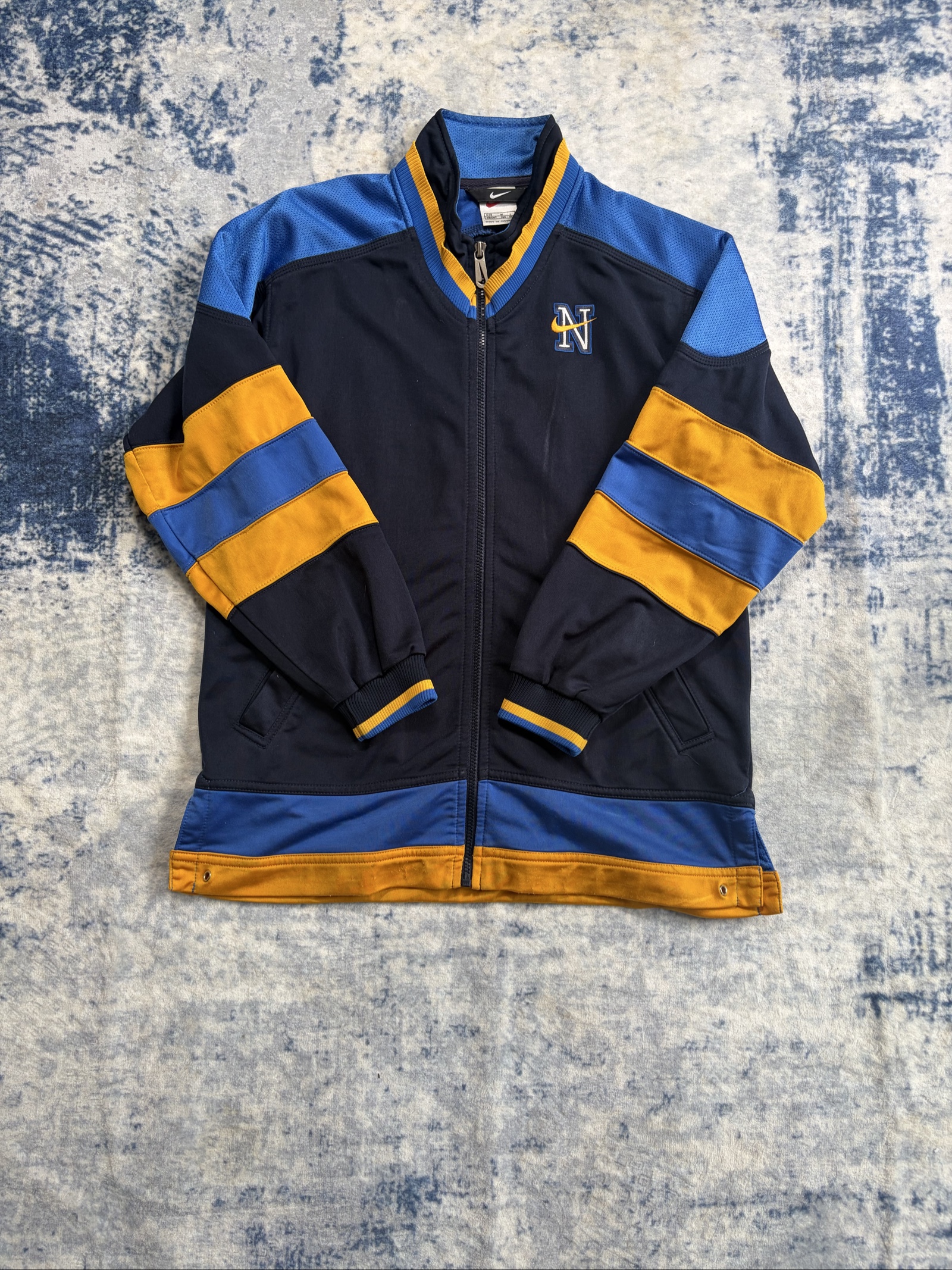 Nike Navy, Blue & Yellow Jacket Medium Unisex Retro