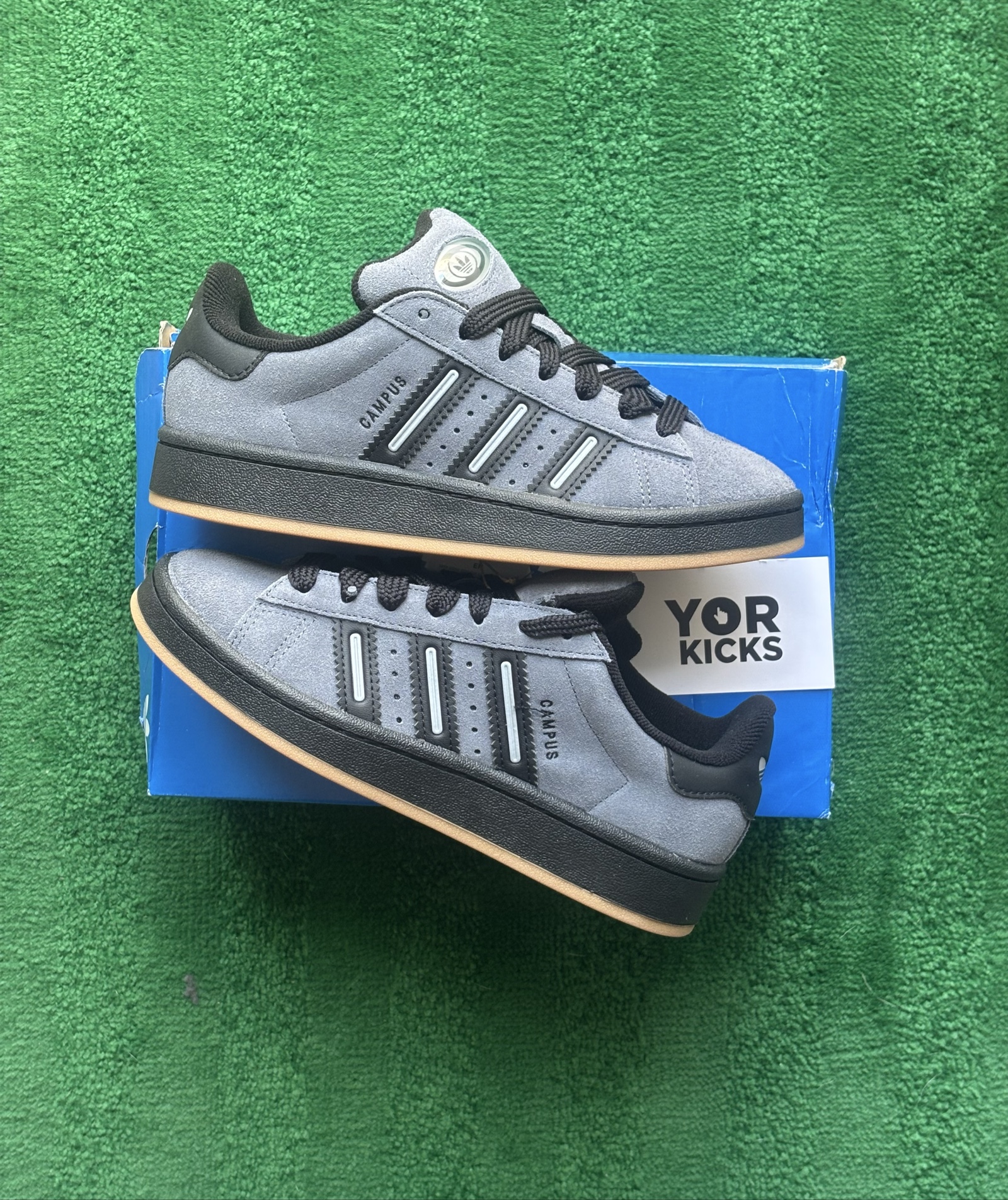 UK 4.5 Adidas Campus 00s J | Onix Black JP7974 | New