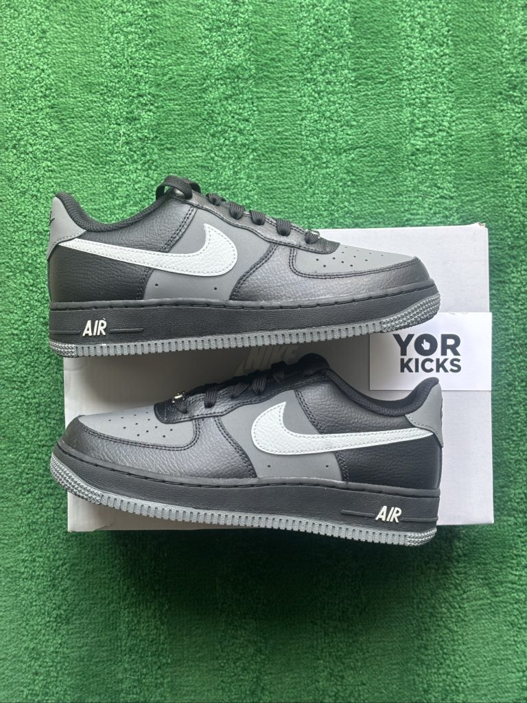 Nike Black Air Force 1 GS IR1478-010 UK 5