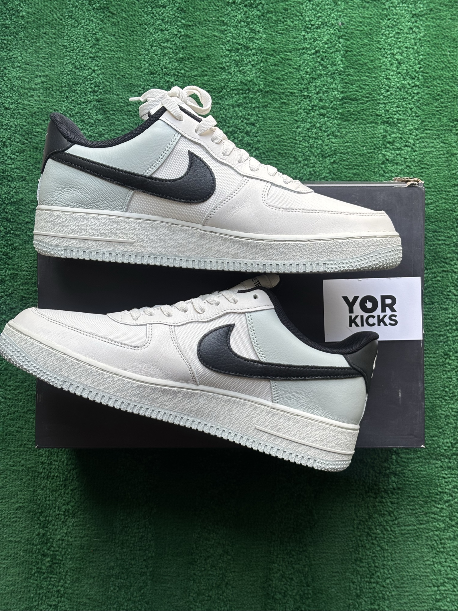 UK 9.5 Nike Air Force 1 GTX | Black Silver White CK2630-004 | New image 2