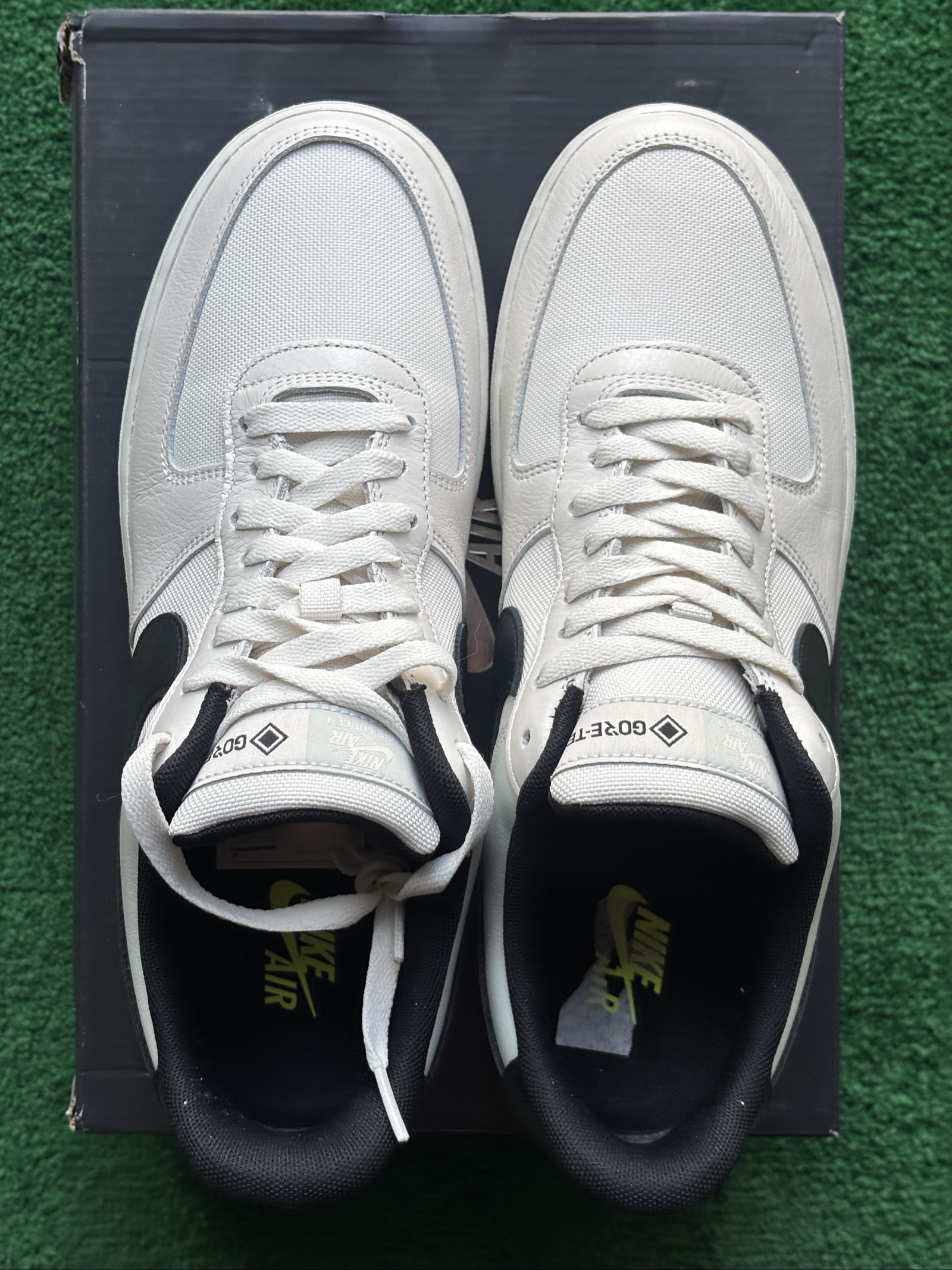 UK 9.5 Nike Air Force 1 GTX | Black Silver White CK2630-004 | New image 4
