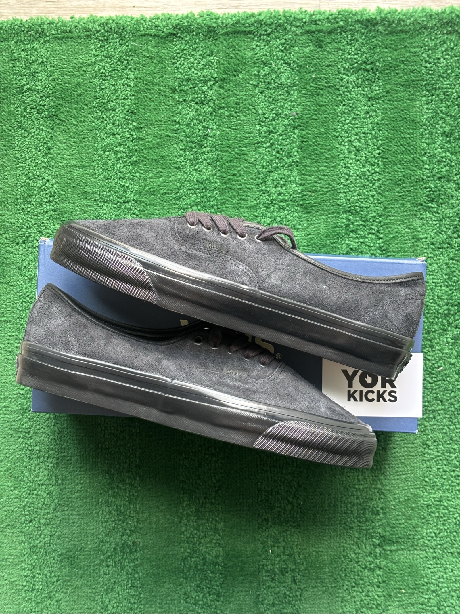 UK 10 Vans Suede Sneakers | Black SKU VF | New