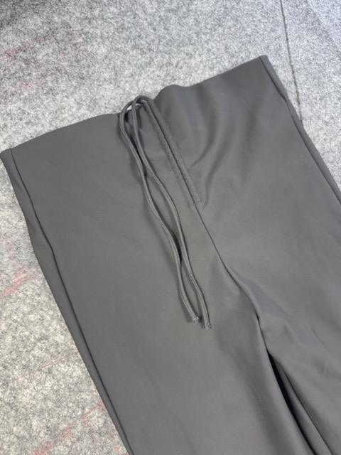 Zara Black Slim Fit Trousers Size Small with Ankle Zips image 2