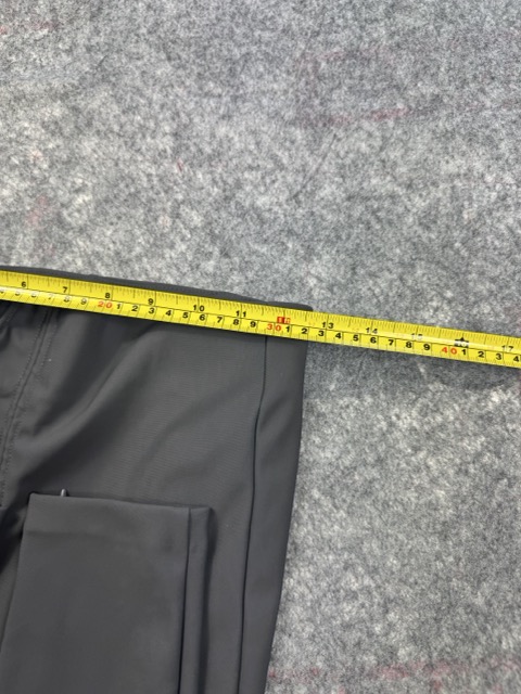 Zara Black Slim Fit Trousers Size Small with Ankle Zips image 7