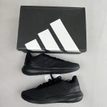 Adidas Black Runfalcon 3.0 Running Shoes UK 9.5 Lightweight Comfort