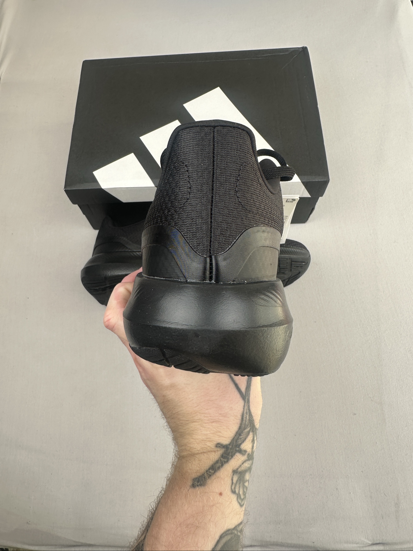 Adidas Black Runfalcon 3.0 Running Shoes UK 9.5 Lightweight Comfort image 5