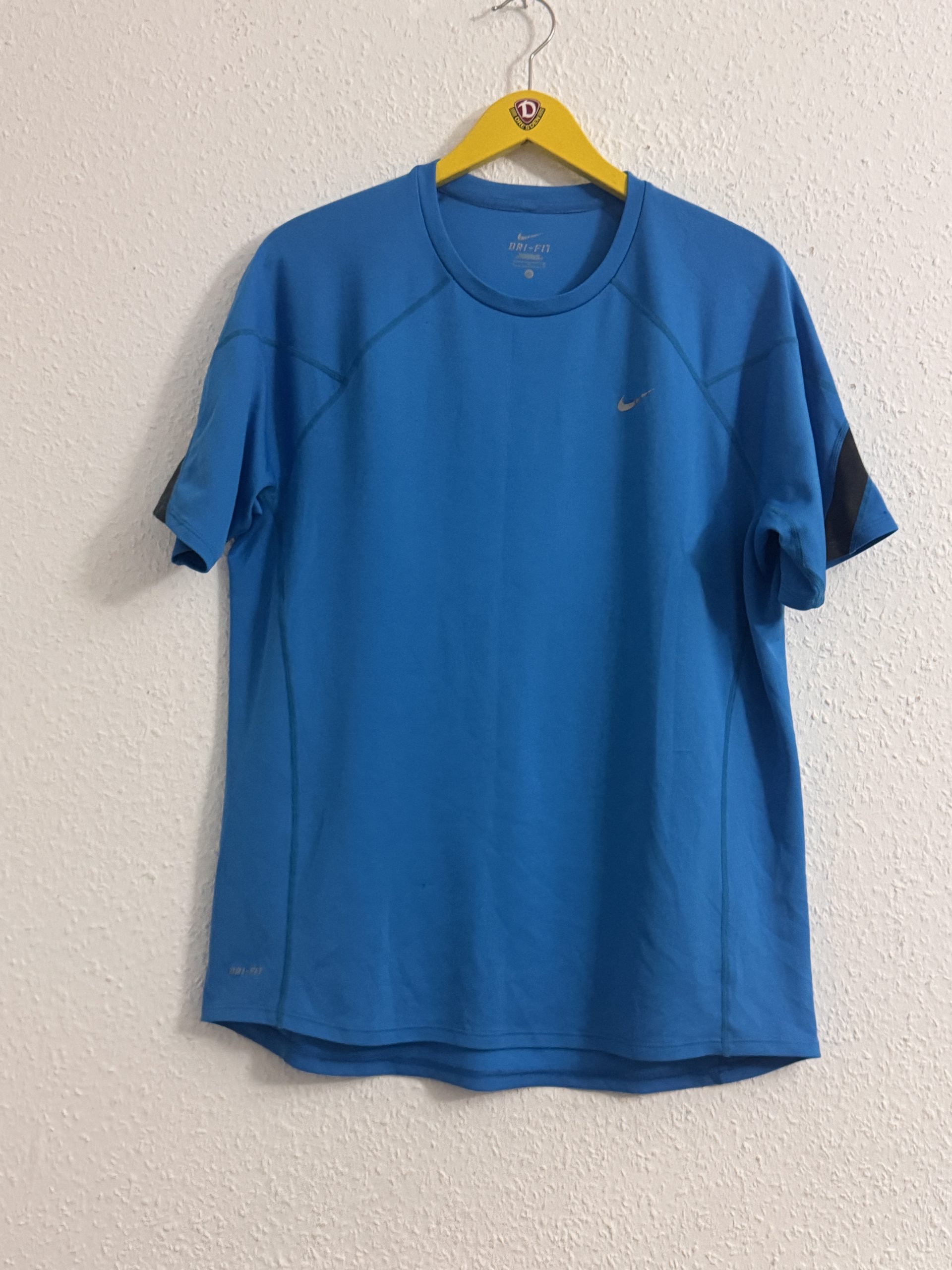 Nike Blue Dri-FIT Athletic T-Shirt Large Moisture-Wicking 2834