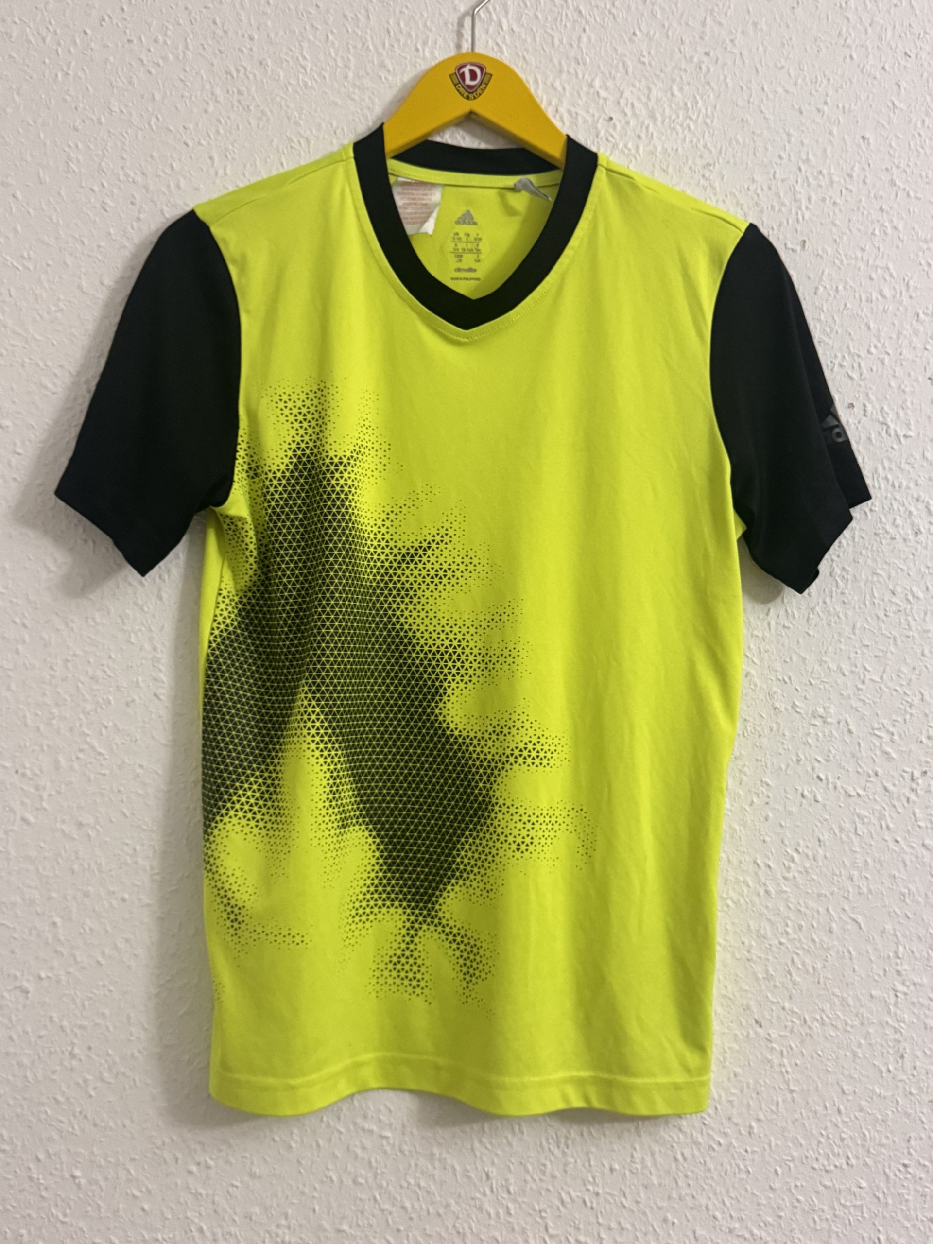 Adidas Yellow & Black Climalite T-Shirt Size L 2835