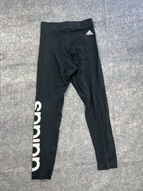 Adidas Black Leggings Logo Print Small image 4