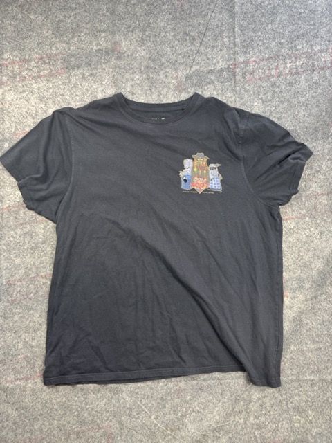 Weird Fish Navy Doctor Hoot Graphic T-Shirt 2XL