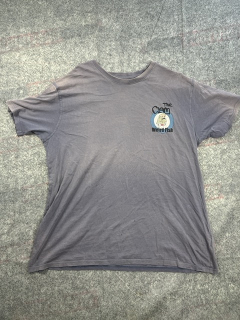 Weird Fish Grey The Clam Printed T-Shirt 2XL