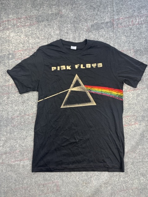 Pink Floyd Black Graphic T-Shirt XL 100% Cotton