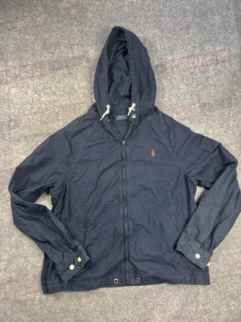 Polo Ralph Lauren Navy Hooded Jacket XL