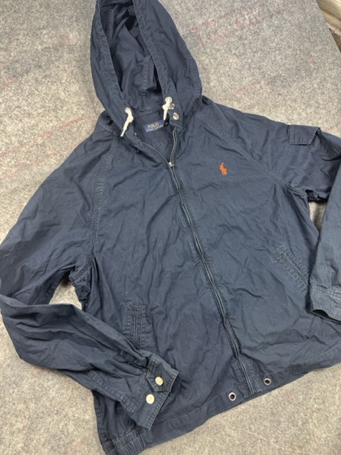 Polo Ralph Lauren Navy Hooded Jacket XL image 2