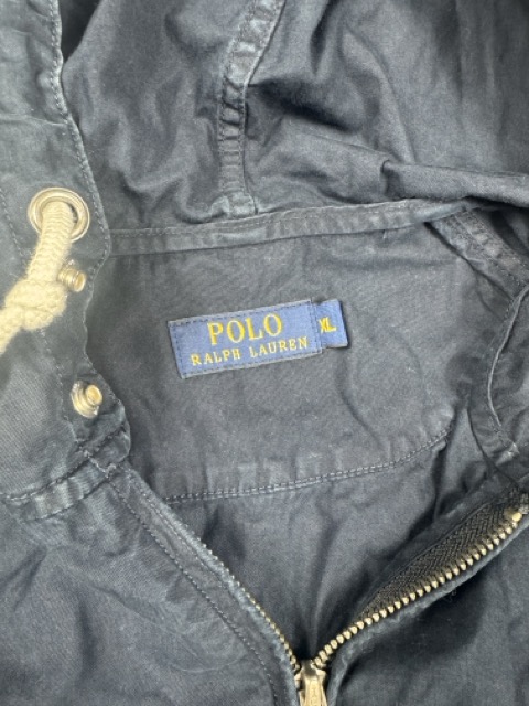 Polo Ralph Lauren Navy Hooded Jacket XL image 3