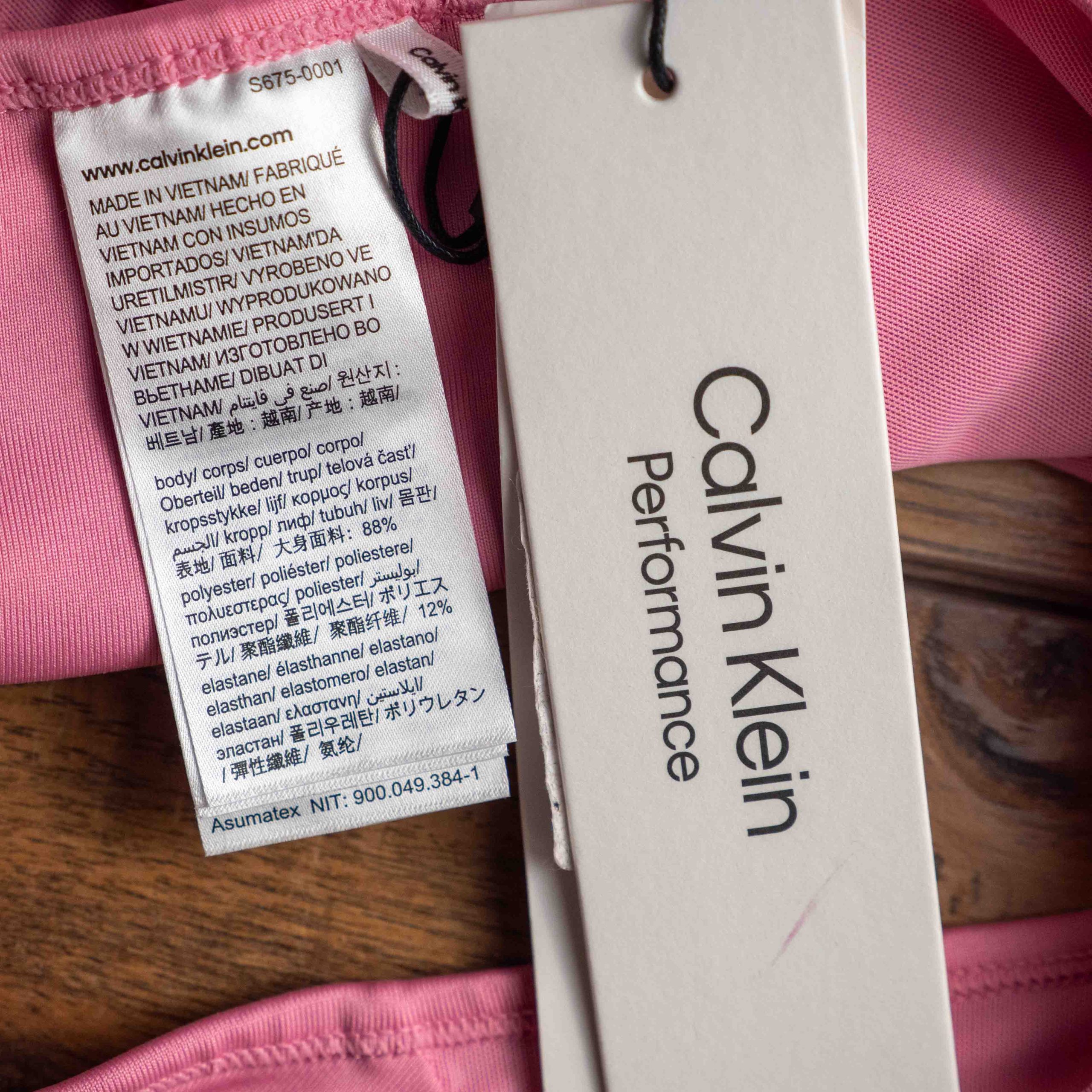 Calvin Klein Pink Performance Sports Bra Medium Racerback NWT RRP £40.00 image 5