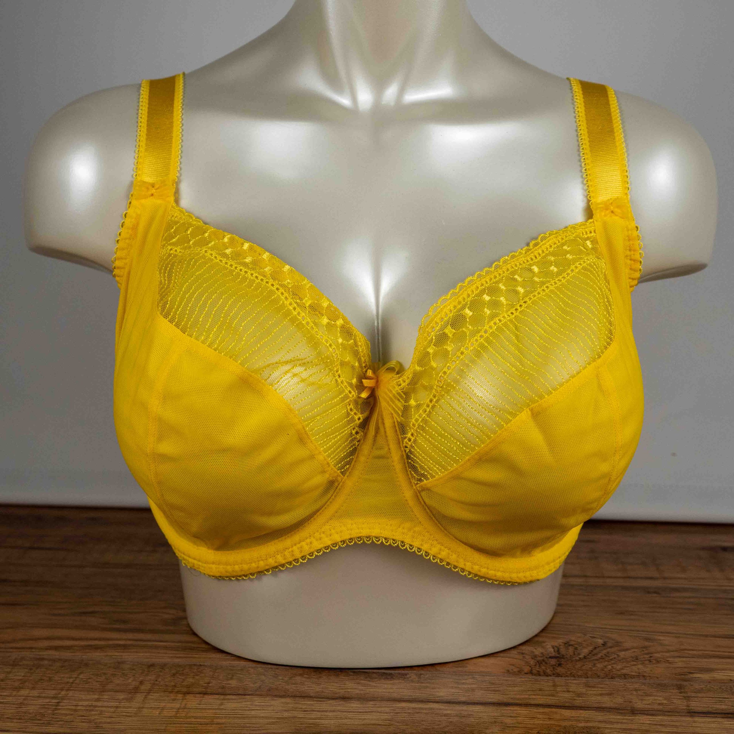 Bravissimo Yellow Underwired Lace Bra Size 36E NWT RRP £28.00