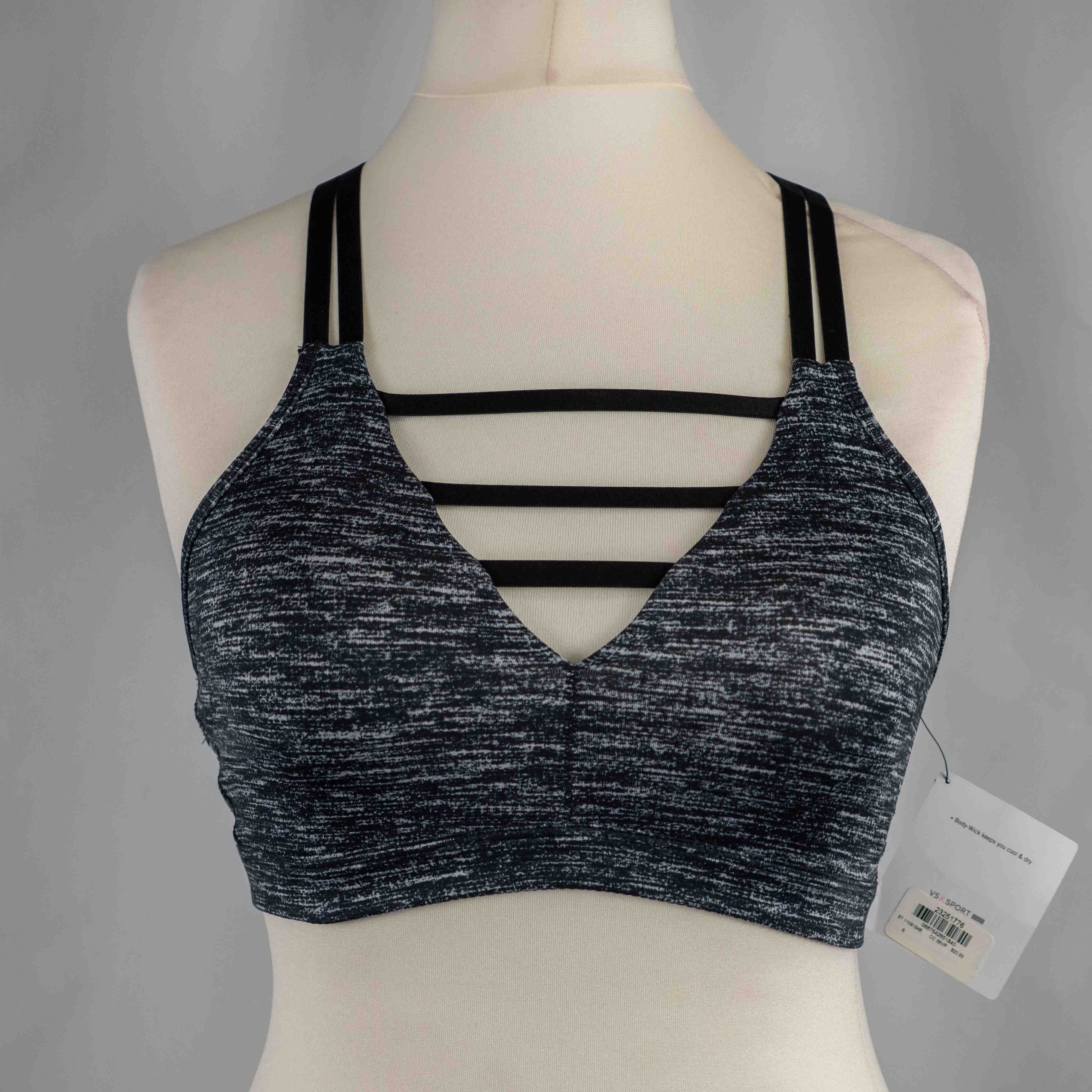 Victoria's Secret VSX Sport Black & White Sports Bra Small NWT RRP $20.00
