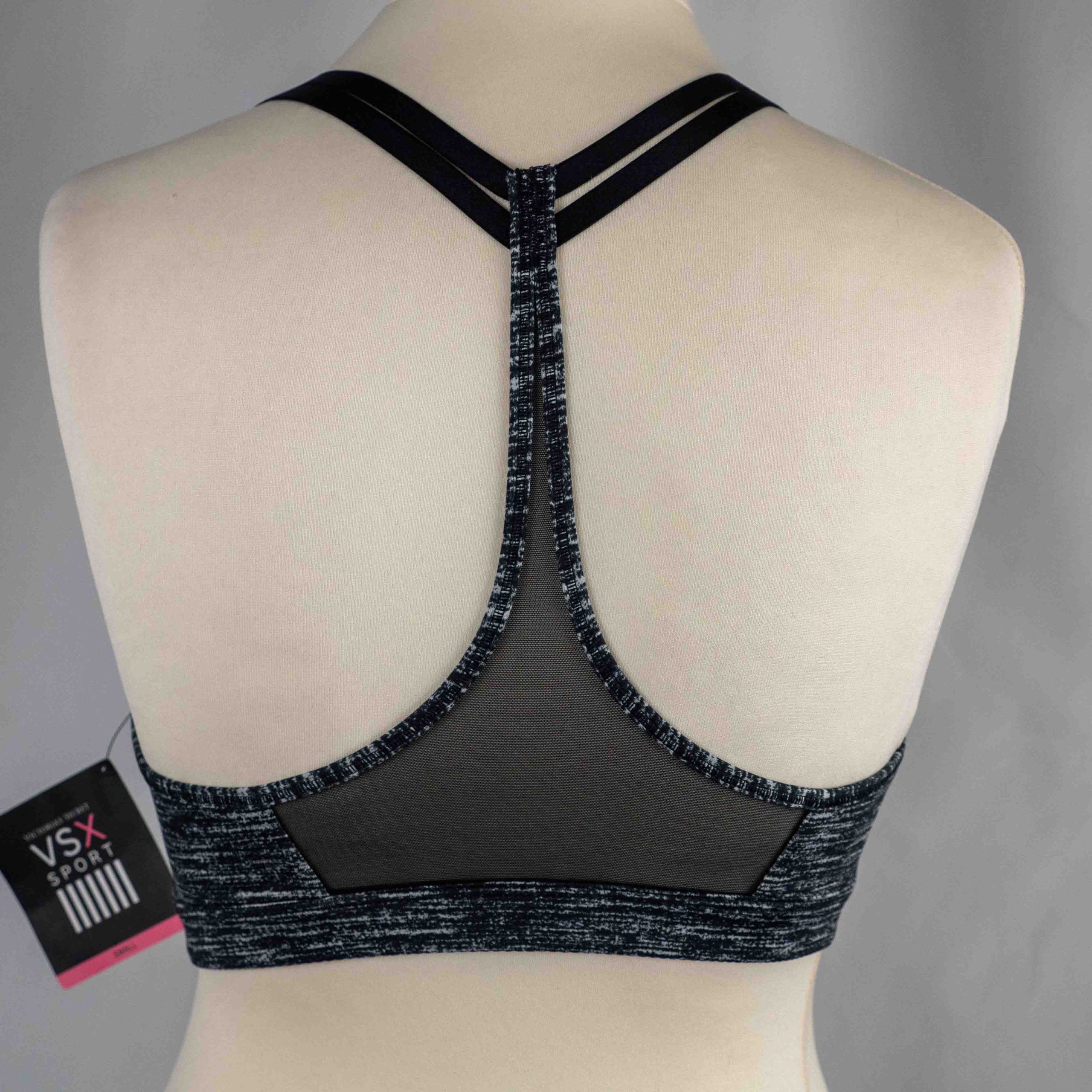 Victoria's Secret VSX Sport Black & White Sports Bra Small NWT RRP $20.00 image 3