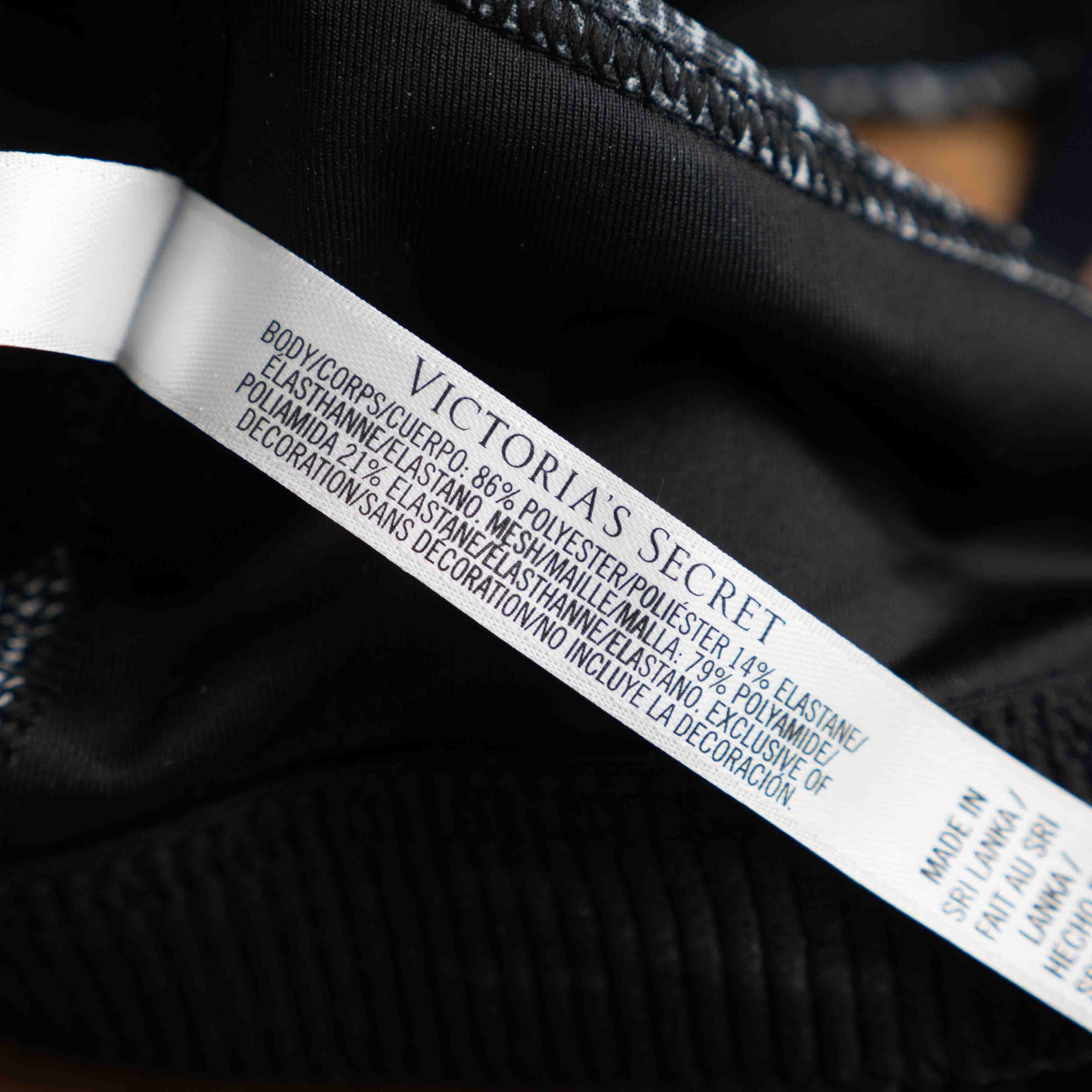 Victoria's Secret VSX Sport Black & White Sports Bra Small NWT RRP $20.00 image 7
