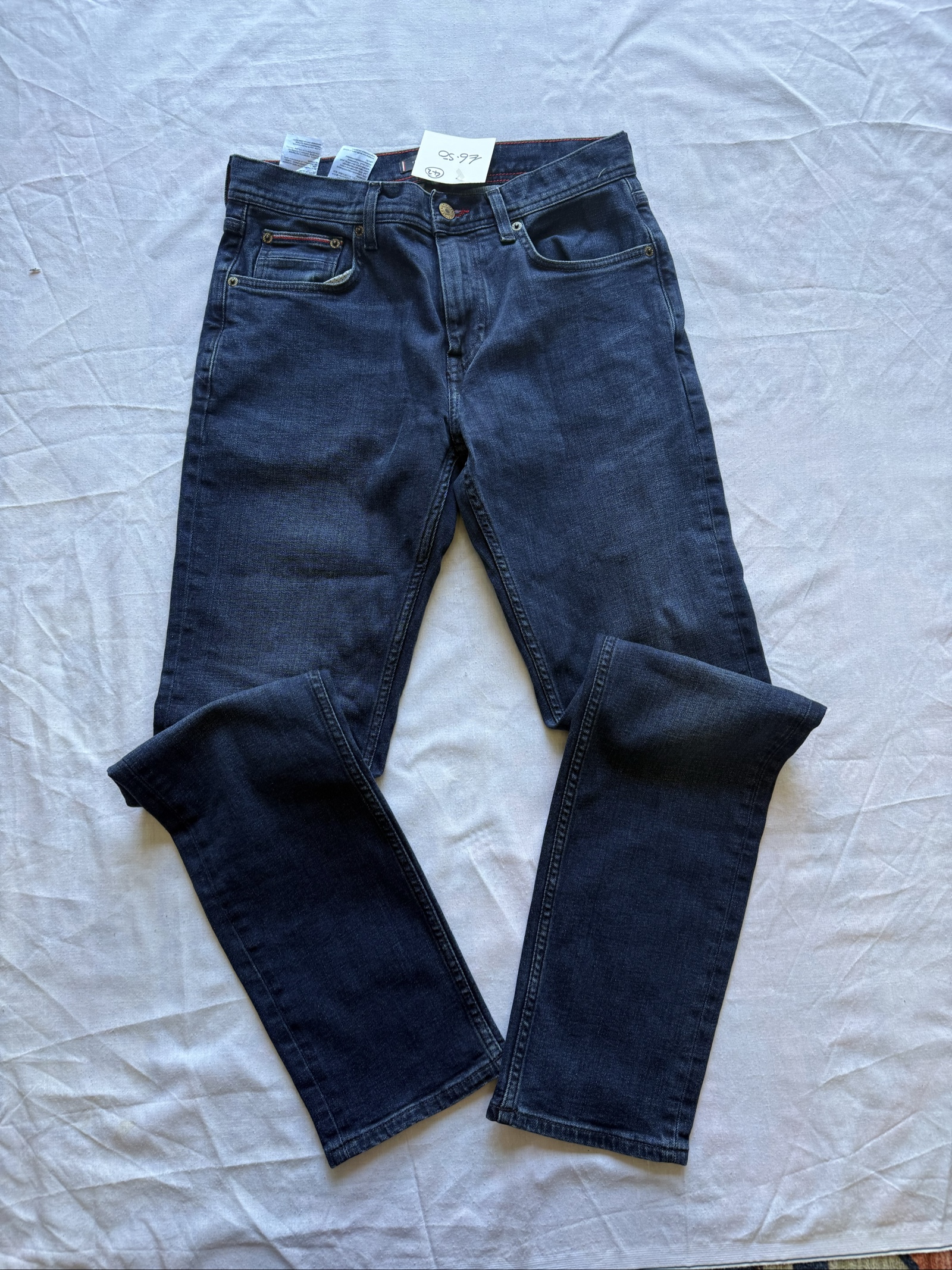 Tommy Hilfiger Dark Blue Denim Jeans 30 Waist Slim Fit