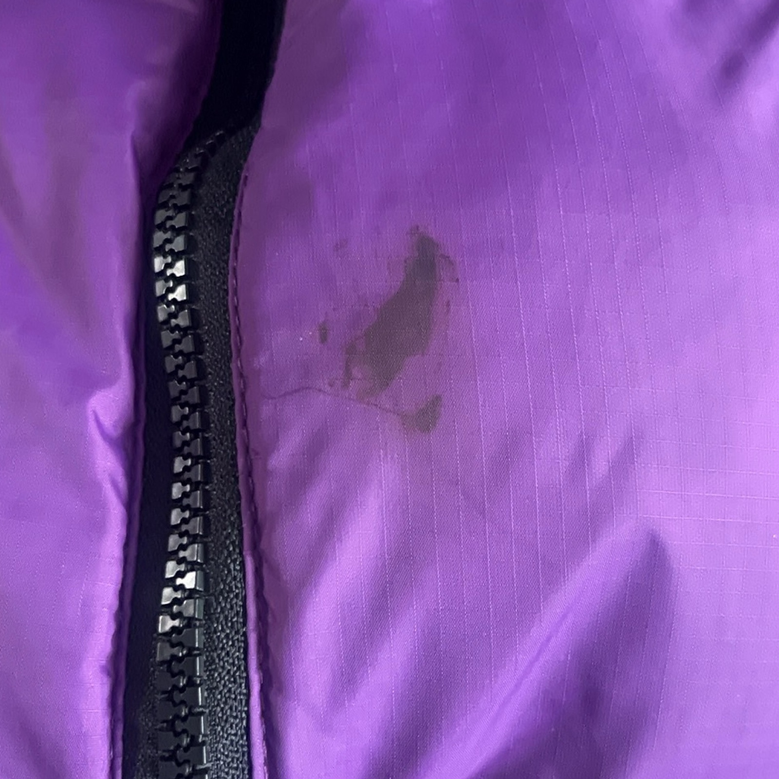 The North Face Purple & Black Puffer Jacket UK M FA17 image 5
