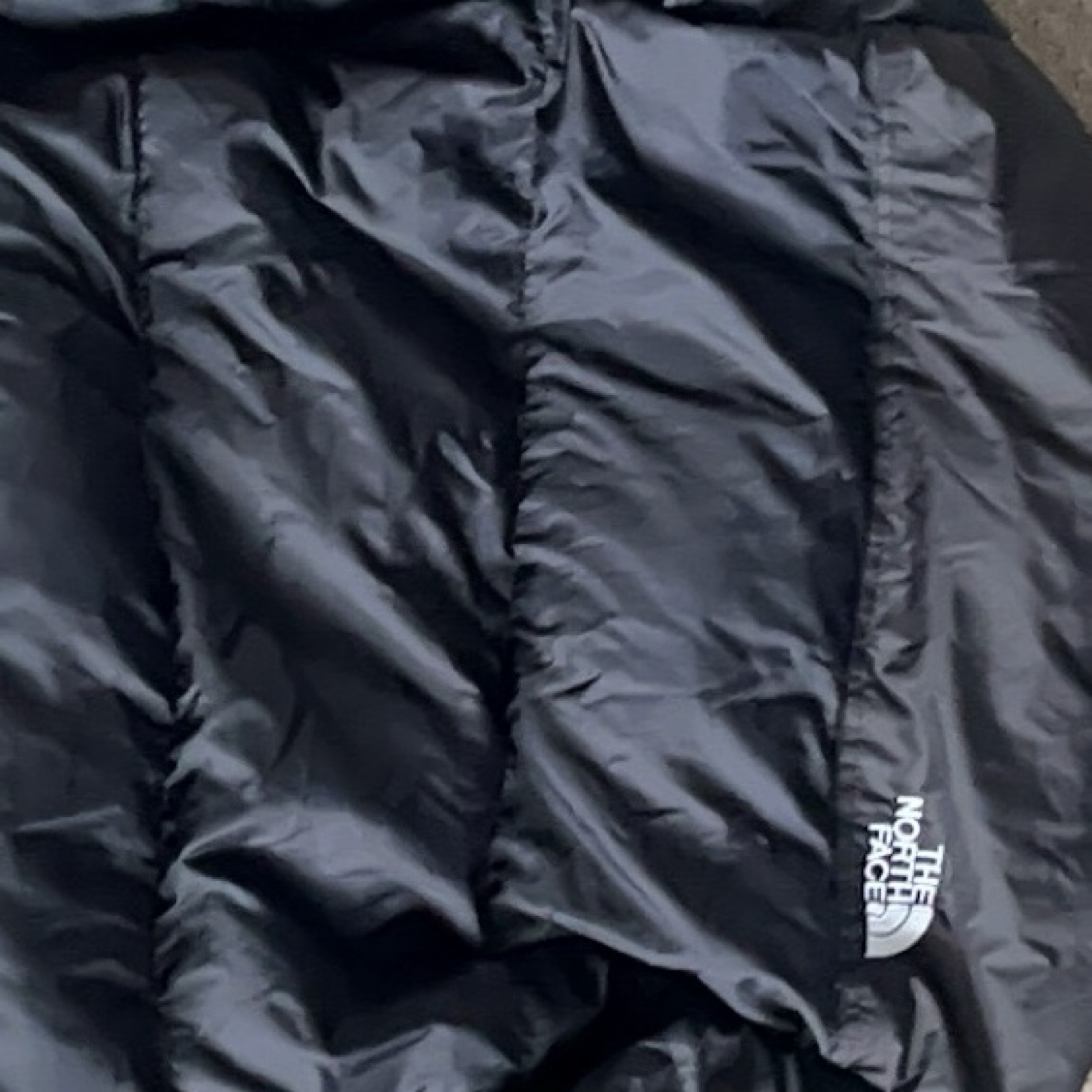 The North Face Black Puffer Jacket UK M image 6
